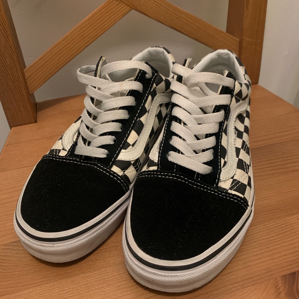VANS WARD SUEDE SKATE SHOES size 4.5 Boys 6 Women